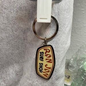 Ron Jon  Surf Shop  Badge Beveled Logo  Keychain